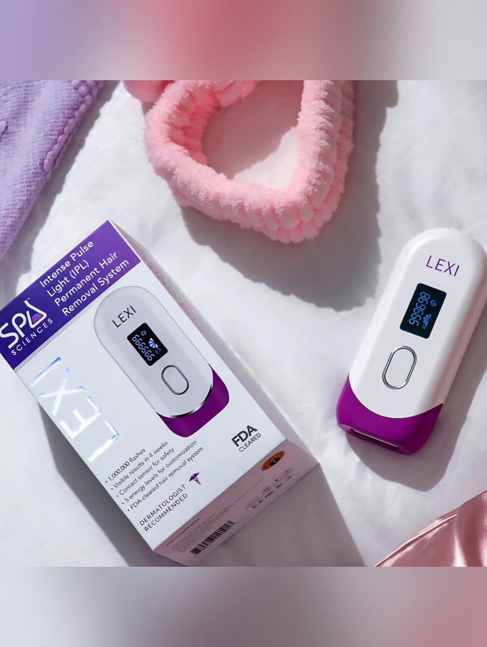 NIB SPA Sciences LEXI IPL Hair Removal Device – FDA Cleared - Color Black